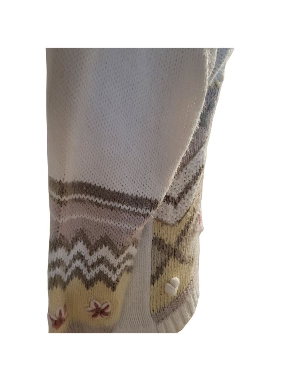 B.P Design Floral Knit Sweater Small Cottage Core Grandma - Picture 3 of 5